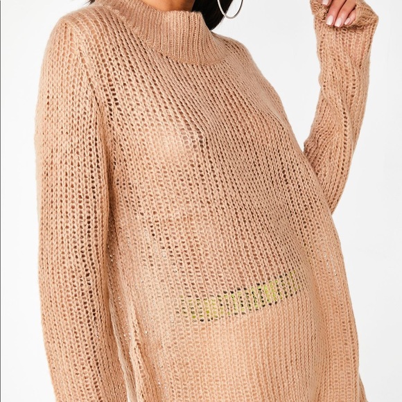 beige knit sweater - Picture 2 of 3